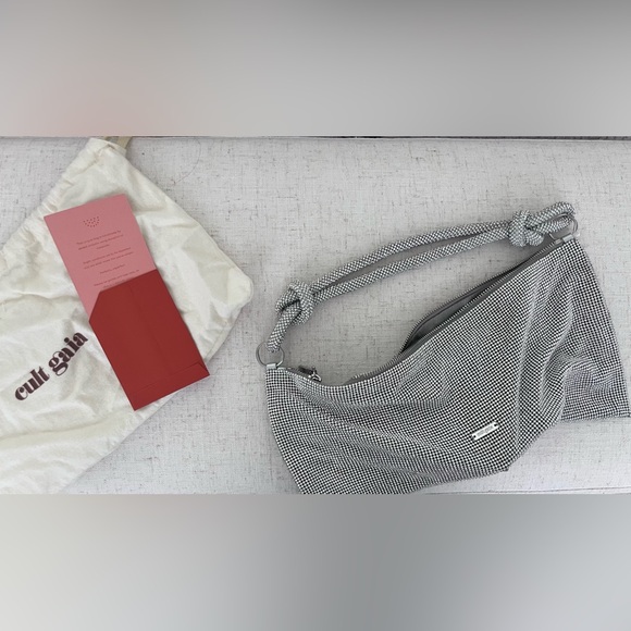 Cult Gaia HERA MINI RHINESTONE SHOULDER BAG - Picture 2 of 7